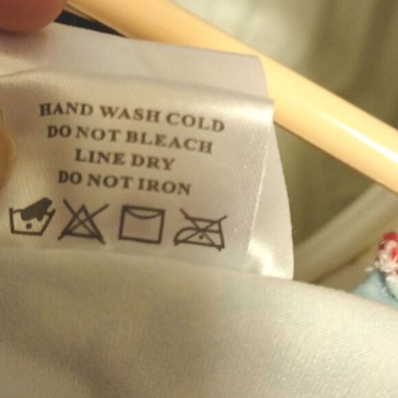 🩷RUFFLE GIRL Holiday Dress Light Blue Background W/Snowflakes. VARIOUS SIZES - Picture 12 of 12